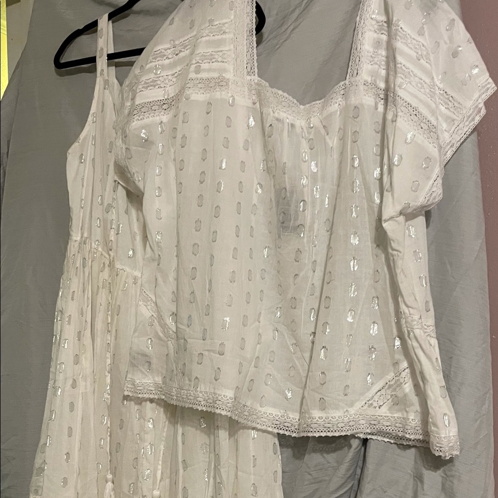 Lane Bryant, 2 piece dress set.Rayon/Georgette